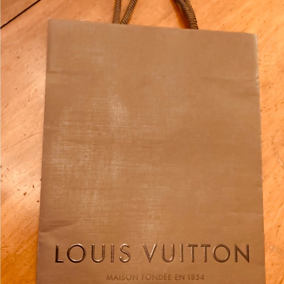 Louis Vuitton classic brown black type small bag includes receipt holder